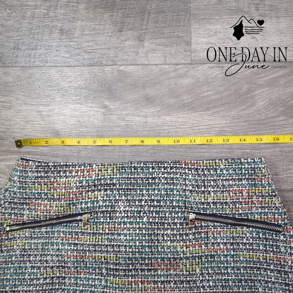 Loft Lined Mini Skirt Size 6 - Picture 3 of 5